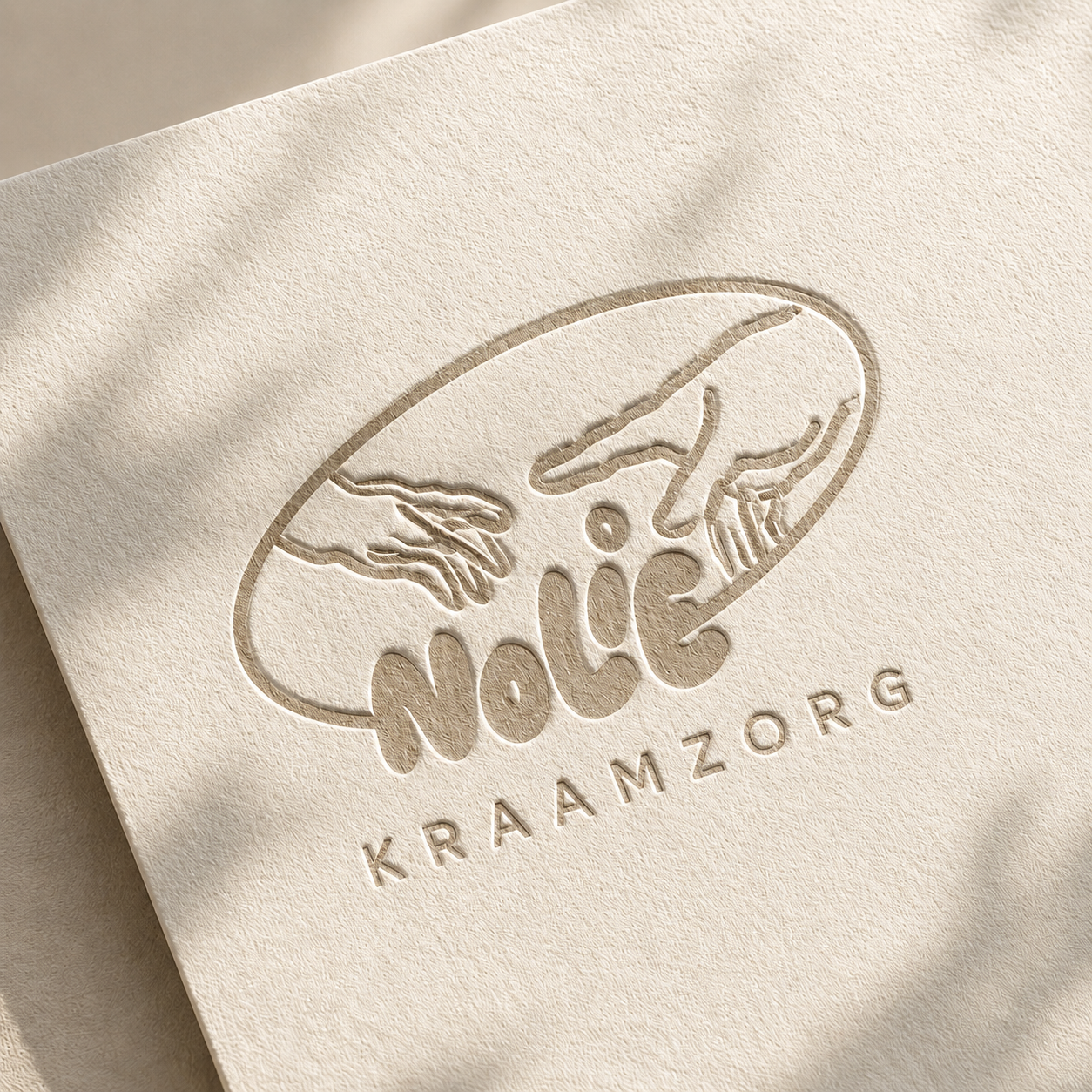 Kraamzorg Nolie logo mockup